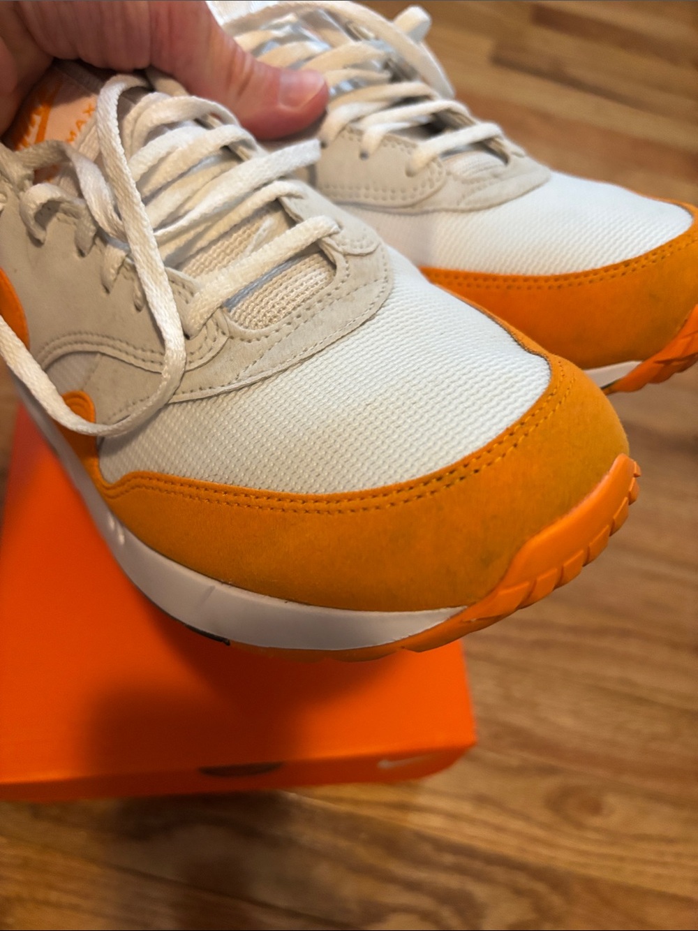 Nike Air Max '86 OG golf White and Orange Low-Top Sneakers - Picture 5 of 11